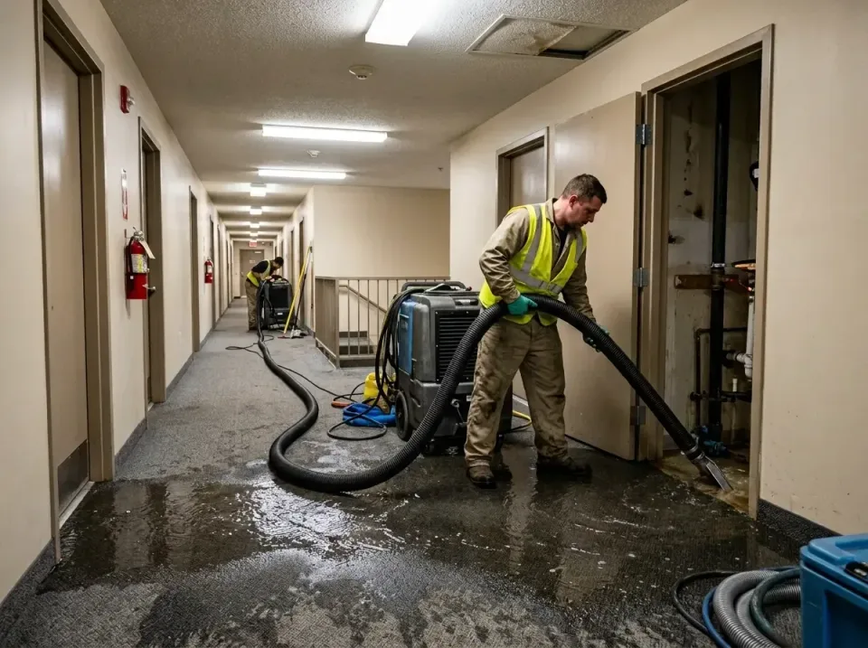 multi-unit-apartment-hallway-f-005 — frequently asked questions, Emergency Burst Pipe Water Extraction & Removal in Gibsonia…